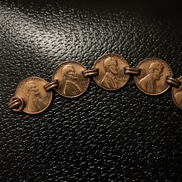 Penny Bracelet - Womens Accessories - Copper Jewelry - Unisex - Gift Idea - New - Picture 3 of 5